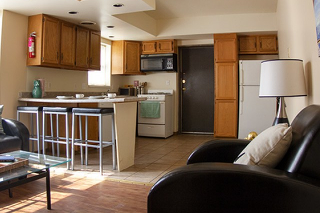 Living area - Graham Building Apartments
