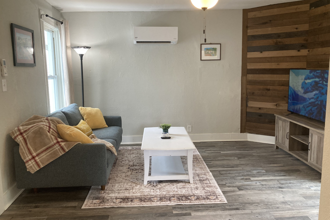 Living Room - Private Unit in Renovated Duplex less than 10 min drive to Liberty University Duplex