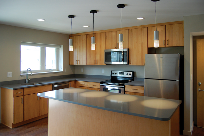 Remodeled Kitchen - Campus Courts  1 & 2 Bedroom Units