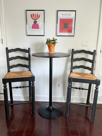 Bar Table with Chairs - Studio with private entrance-Washington St-Rocky Hill House