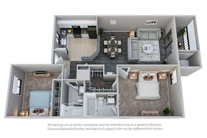 Floor plan - Lilac Village Apartments
