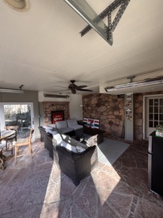 back patio - 711 17th Street House