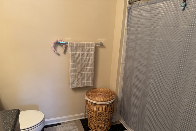 Bathroom - Apartment 10min away from UVA, shuttle bus provided