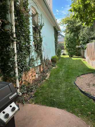 Side of Yard - Nice House Close to Campus with Large Backyard