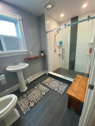 Bathroom #1 - 1 Remodeled Furnished Room With Utilities Included Available For Rent Near Tufts! Apartments