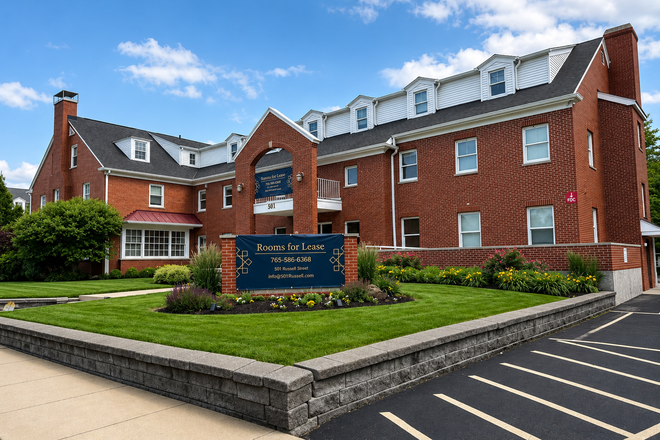 East Entrance - Russell Street - On-Campus - 501 Russell St. Food Service included - 18 Meals: $1585/month - $5000.00 Val