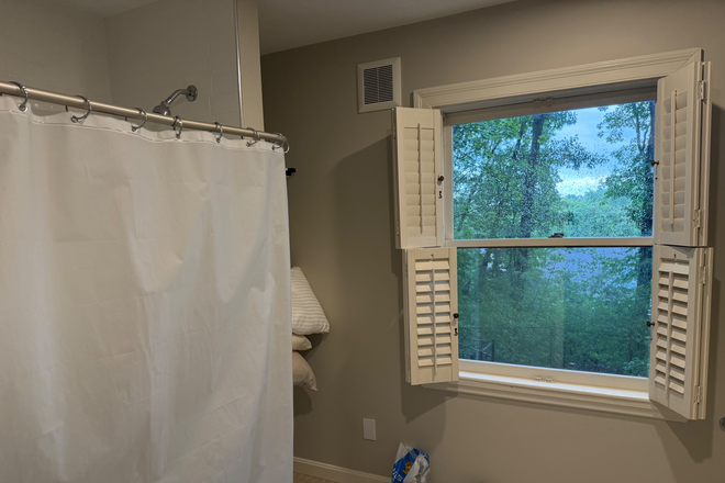 bathroom - Quiet Tree Lined Street… Two Rooms and Full Bathroom close to BC Law School House