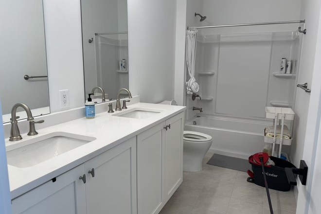 shared bathroom - Furnished Bedroom with Shared Bathroom, Female Only Condo