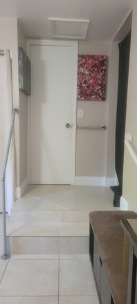 bathroom entry - Great Area, Walk -Bike to UM Campus 1/1 Furnished mobile home