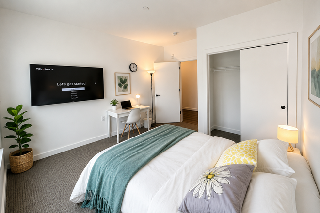 bedroom - Addison - Furnished Private Rooms Apartments