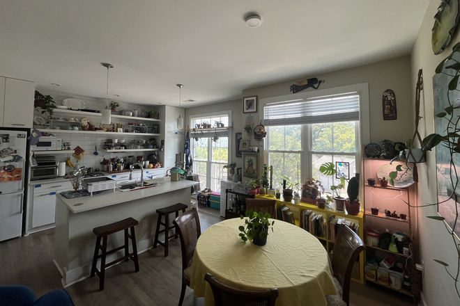 Kitchen and Dining Area - Private Furnished Room in Park Circle Apartments