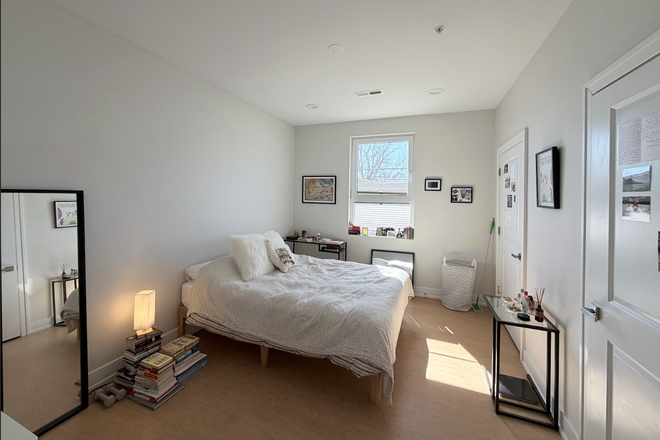 Bedroom. The bed, desks, etc. will be there for you to use! - [URGENT] Female Summer Sublet | Fully Furnished Room | 2 Min from Noyes!!