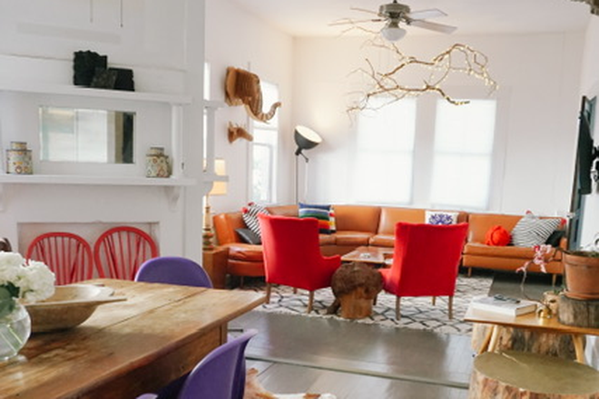 beautiful living/dining area - artHaus in downtown north central Duplex