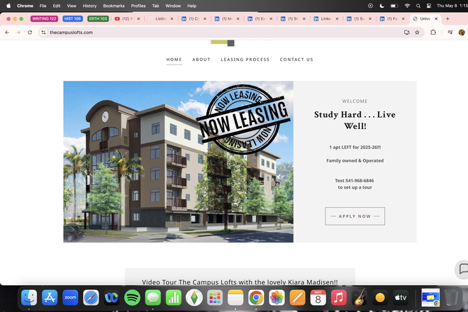 outside street view - Campus Lofts