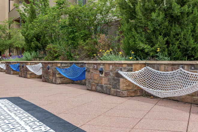 outdoor area - The Lotus Apartments