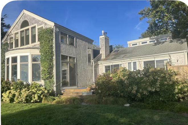 View of the house from the backyard - Oceanfront Family Friendly Home Close to URI