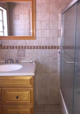 One master bathroom - Walled Courtyard Home with Diving Pool