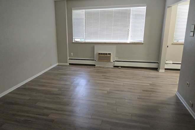 Living Room (wall AC unit) - Park Josephine Apartments