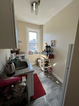 Kitchen - Available 1/1/2024! 1 Bedroom 1 Bath Apartment Near Harvard Ave. and MBTA Green Line