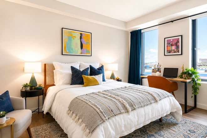 bedroom - Park 151 - Furnished Rooms