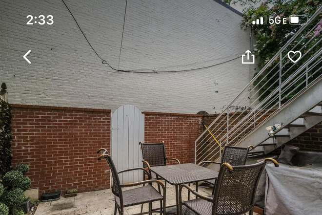Secluded Backyard - Prospect Street 2-bedroom Garden Apartment. Close to Campus.Fully Renovated & Furnished