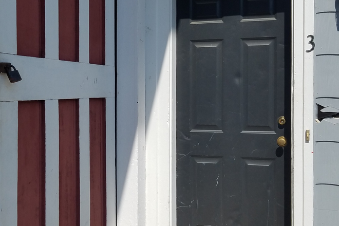 front door - 116 Montague Road #3 - 4BR (Mill District) Apartments