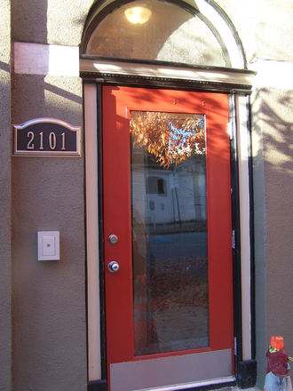 Front of 2101 St.Paul St. - 2-bedroom apartment located just south of Charles Village
