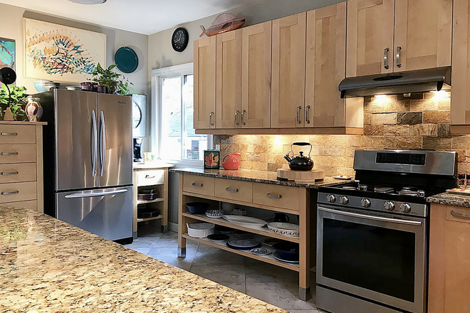 Renovated Kitchen - Two Spacious Jack & Jill Rooms Available in a Creative Home Nestled in Greenery