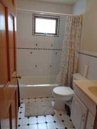 Bathroom - One room available in a three bedroom apartment between Brighton Center and Oak Square.