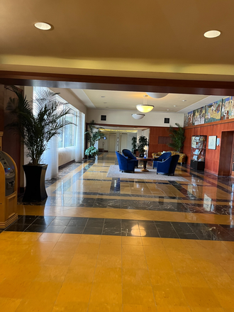 Lobby looking to elvators. - 2601 Parkway Condominiums.