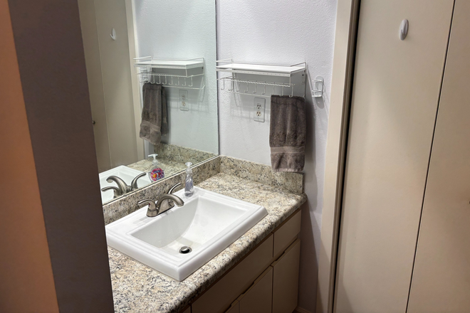 The bathroom in the 2nd bedroom. - Courtyards Condo