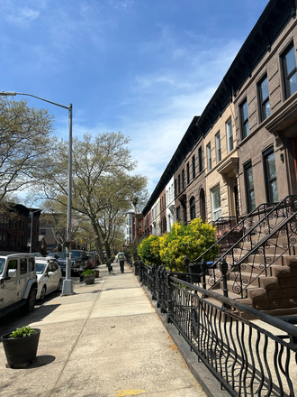 Beautiful tree lined block - Furnished Bed-Stuy 1BR + Office – Washer/Dryer, Patio, June Move-In