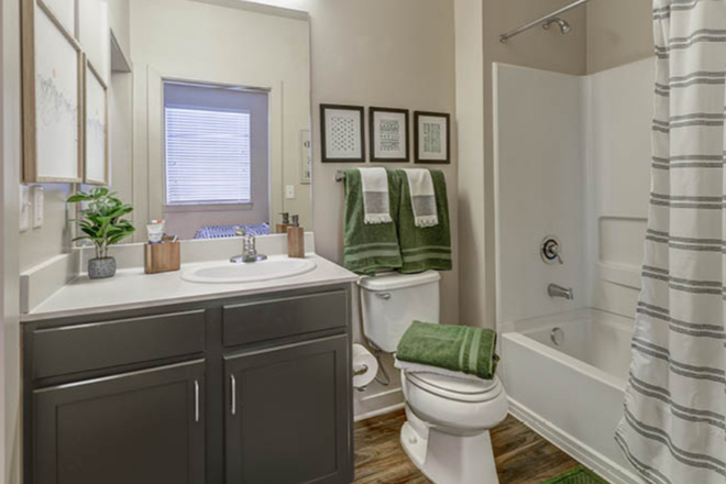 Bathroom ( taken from website) - Upointe Sublease 4x4 room! Apartments