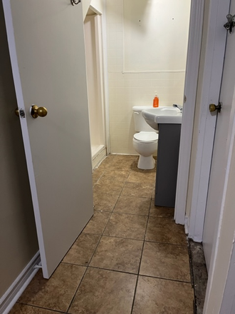 Bathroom - Spacious Basement Bachelor Apartment  Comfortable and quite area  Separate entrance
