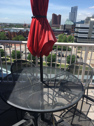 Outdoor deck off of kitchen - One bedroom Shuttle stop location $1150(utilities included) Townhome