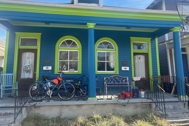 Front of house-apartment is right door - Freret area one bedroom apartment