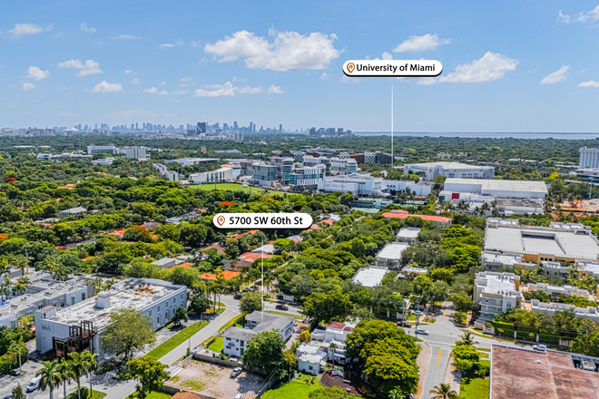 Aerial - Walk to Campus. REMODELED Modern STUDIO at Celine Gardens (5 star property) Apartments