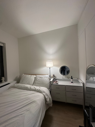 Smaller bedroom - 3 bedroom apartment in luxury building- 2 roommates needed