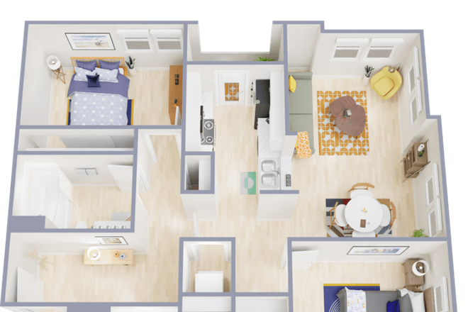 Current roommate has not moved out but I can provide pictures of the space upon request. - Village at Town Center, Close to BART, One Room Available, Must Love (or at least like) Dogs