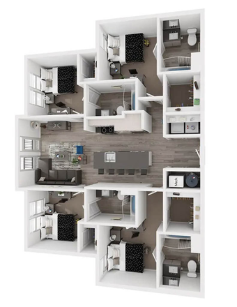 Floorplan - The Metropolitan Gainesville