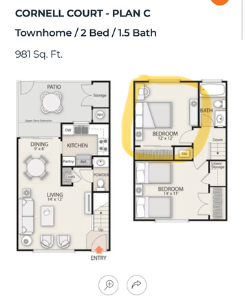 Subleasing an entire room for two other girls. - UTC Cornell Apartments