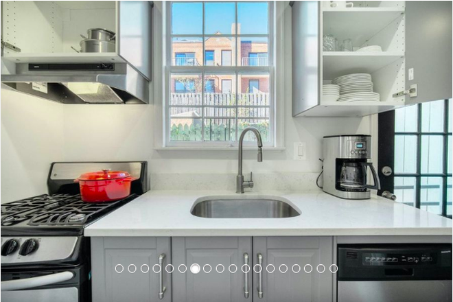 Kitchen - Rear Window - 3211 Cherry Hill Lane Townhome