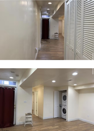 Front hallway and living room space - Basement Apt close to 🟢Metro/Bus/Howard U/Restaurants/U street/Grocery/Parks/Libraries/and more!