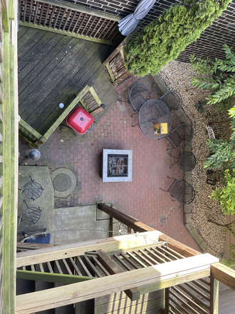 First floor Patio / Firepit - 3 bedroom (1 open room) second floor unit, 1 min walk from DePaul. Apartments