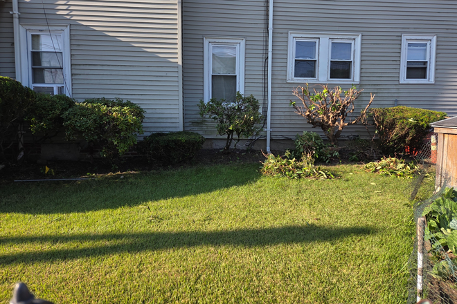 ,Outside view - Conveniently located to the bus line, train station. Off street parking and close to shopping center