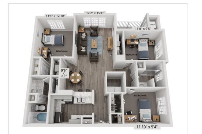 2by3 room base rent 925 - SHILHO GREEN RELET