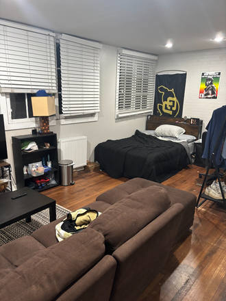 view from closet door; closet behind camera - Master Bedroom of15th street home