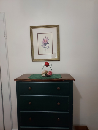 Chest of drawers - Room for rent in large 2- bedroom apartment sharing with one female