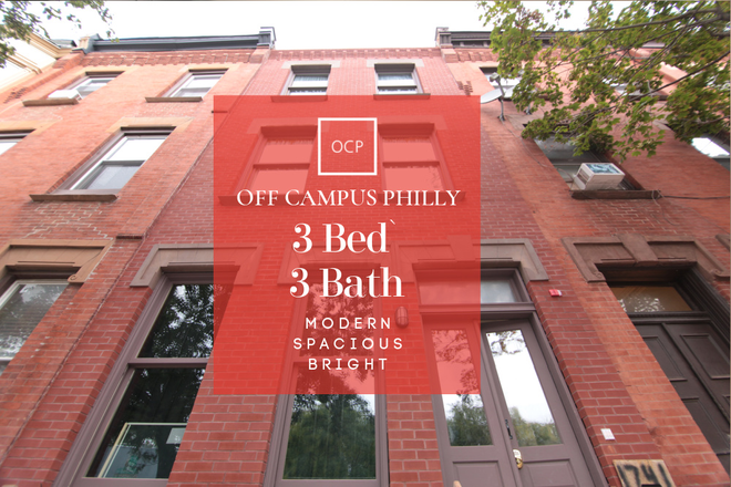 3 bed 3 bath - Off Campus Philly - Bright New 3 Bed 3 Bath Apartments