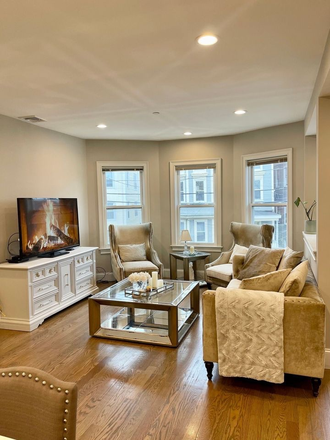 Living room - Right by Harvard Hospitals and Medical School - SUPER convenient! Apartments